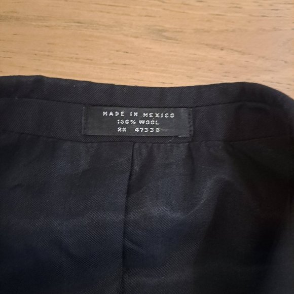 Black Mens Sport Coat - Picture 3 of 5